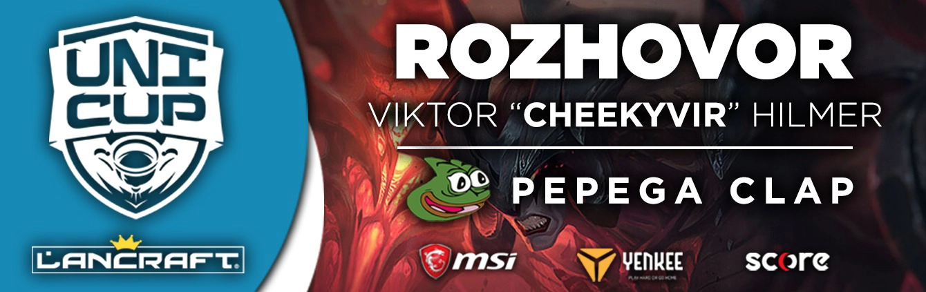 Náhledový obrázek článku UniCup LOL - prvý postupujúci tím Pepega Clap