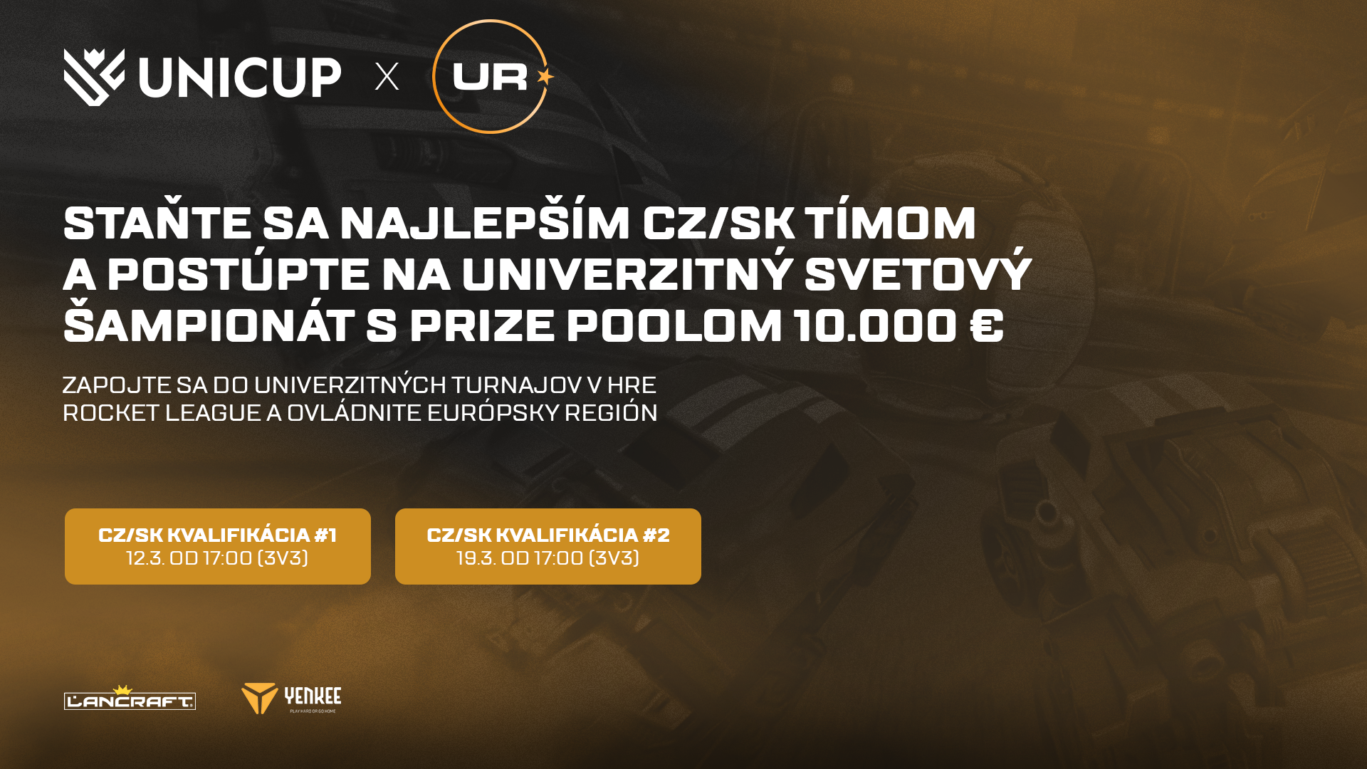 Náhledový obrázek článku Boj o univerzitnú Rocket League elitu začína. Svoju šancu budete môcť využiť v otvorených kvalifikáciach 