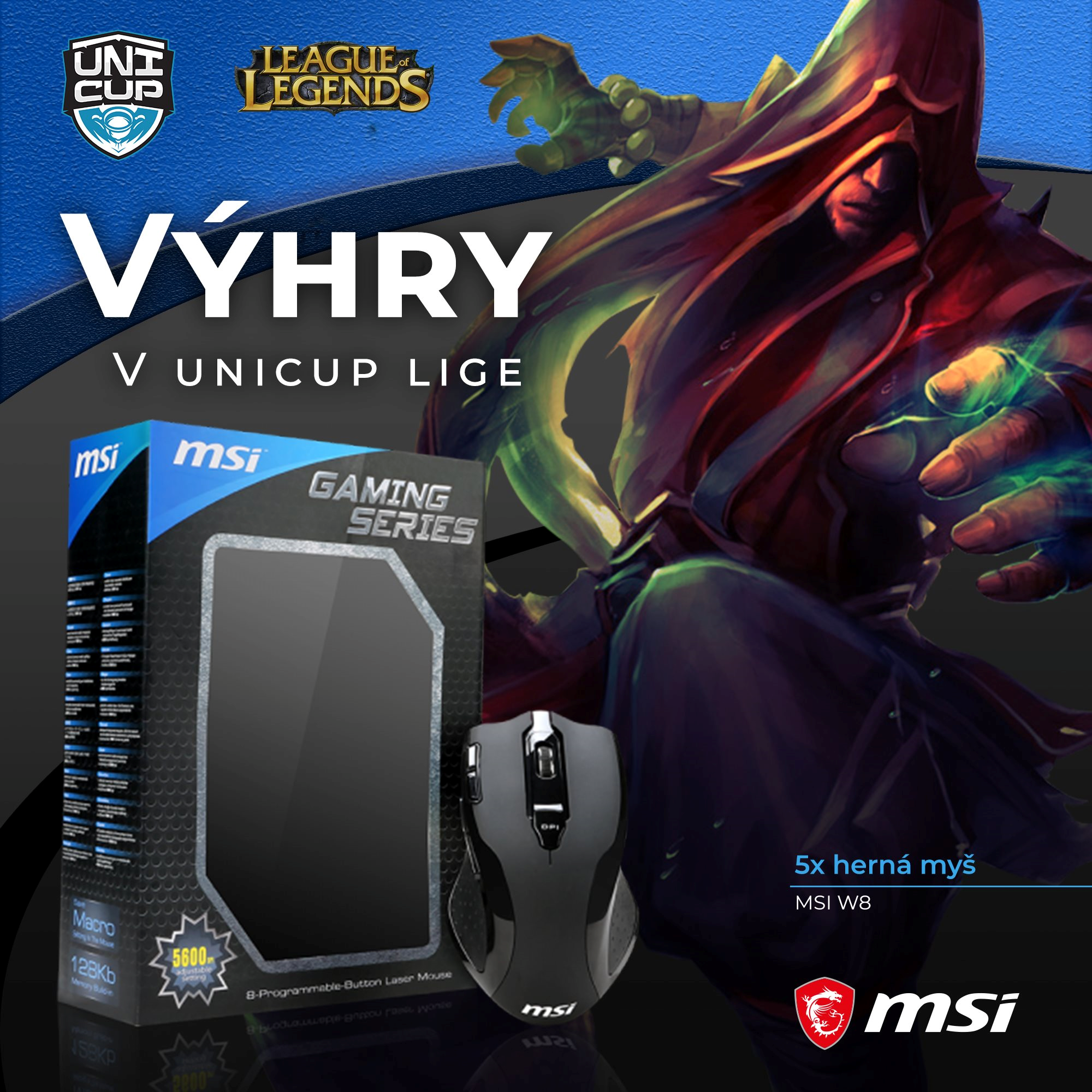 MSI Unicup - výhry od MSI