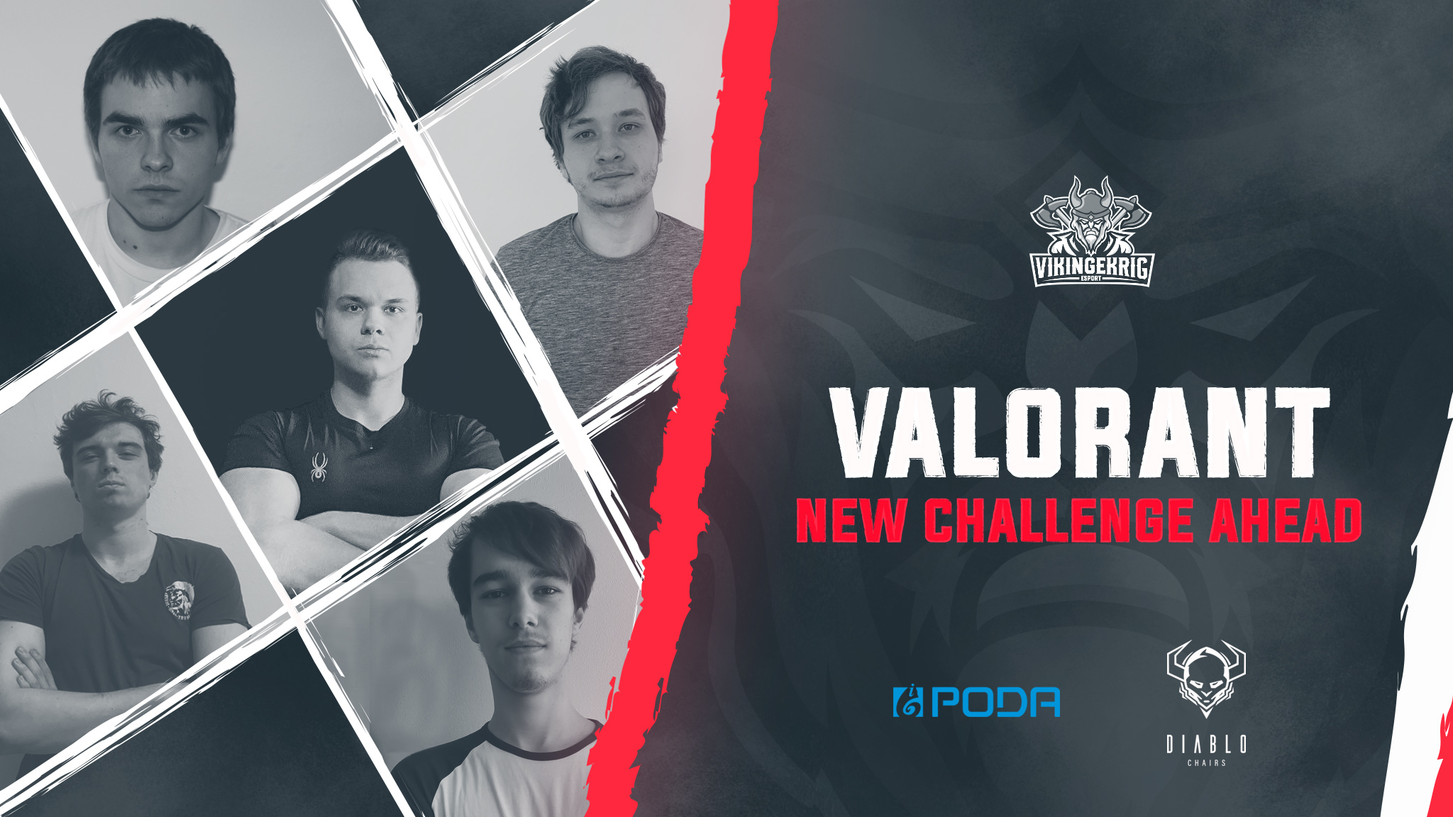 Vikingekrig Esports - aktuální sestava Valorant sekce Vikingekrig Esports - aktuální sestava Valorant sekce