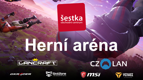 Herní aréna v OC Šestka v listopadu již po třetí!